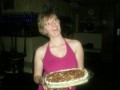 Ines mit selbstgemachter  Tiramisu